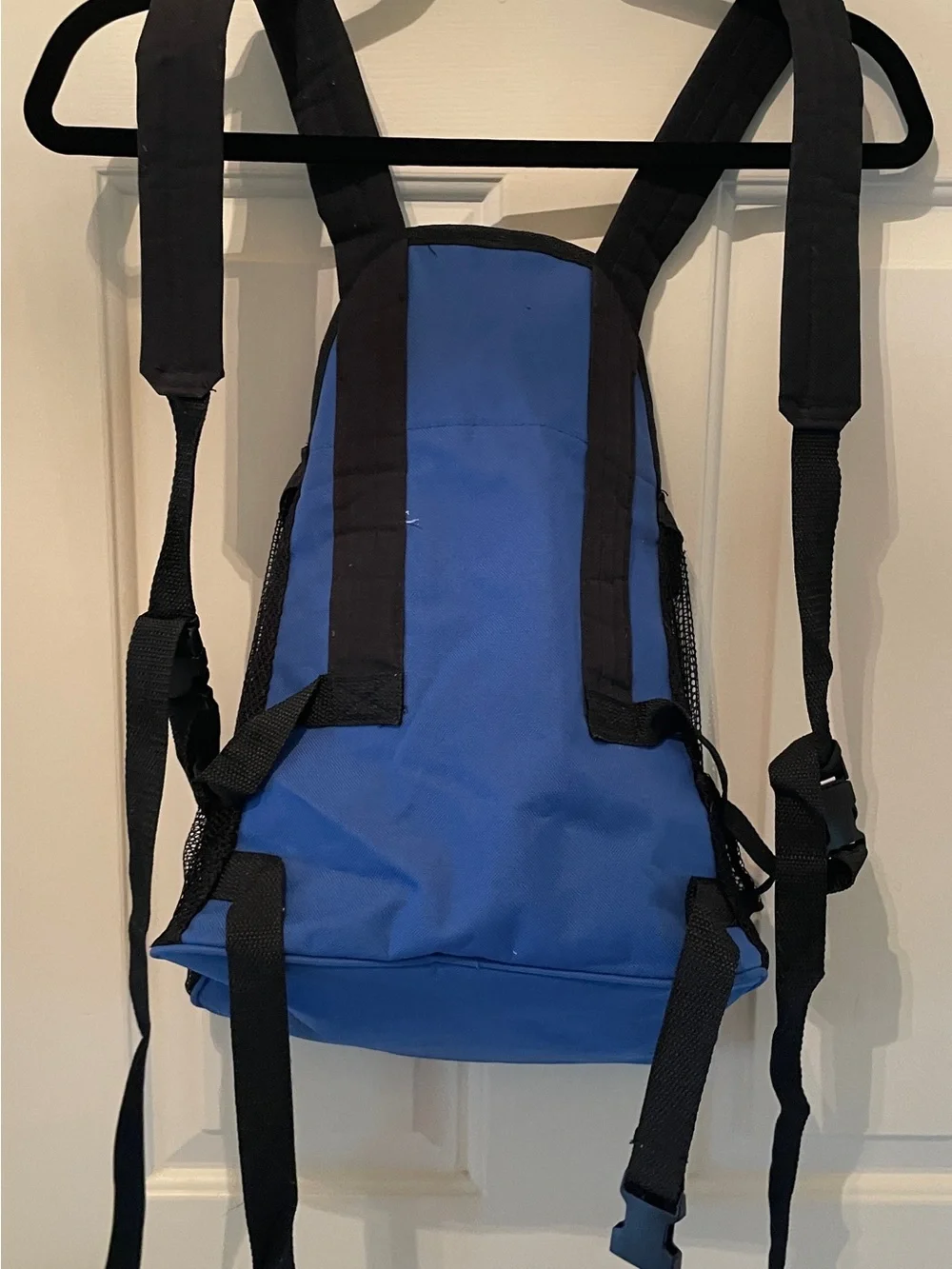 Blue Pet Backpack Carrier Front Wear Small Dog Cat Hands Free Bag